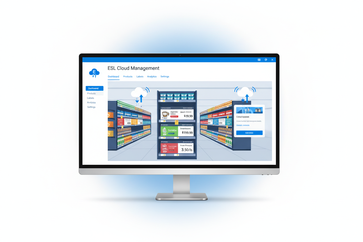 Electronic Shelf Label Cloud Software Monthly